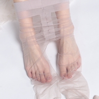 0D丝袜超薄隐形全透明薄款夏季长袜情调裸色脚尖T档性感无痕女