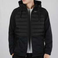 Nike2019运动生活外套保暖运动连帽冬季短款加厚拉链男运动棉衣