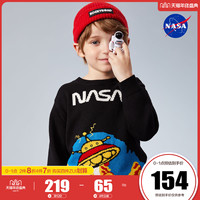 minipeace太平鸟童装男童毛衣2019新款洋气NASA系列儿童毛衣冬