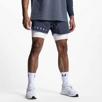 ASRV夏季美式篮球短裤男士速干内衬健身裤子假两件跑步三分运动裤