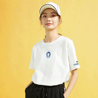 2022年春夏新款韩版时尚可爱小女孩印花百搭上衣女款圆领短袖T恤