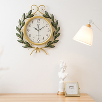 艺术品美式复古创意时尚钟表时钟挂钟现代简约家用客厅个性石英钟
