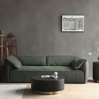 北欧布艺沙发组合现代简约轻奢休闲客厅表情风格双人三人意式家具