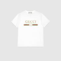 意大利正品代购 Gucci 2018新款T恤女款短袖纯棉印花圆领上衣休闲