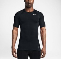 NIKE耐克运动紧身衣跑步篮球足球健身训练pro短袖弹力速干压缩衣