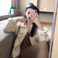港味秋季新款韩版时尚开衫甜美chic长袖女装气质小香风短款小外套