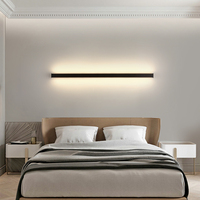 简约现代卧室床头灯极简长条客厅格栅壁灯LED装饰电视背景墙灯具