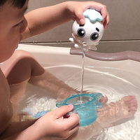 宝宝婴儿儿童洗澡玩具男女孩戏水玩水喷水沐浴套装会游泳的小乌龟