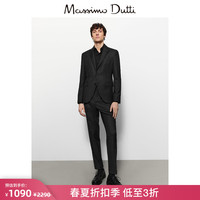 春夏折扣 Massimo Dutti男装 标准版型灰色羊毛商务西装外套 02070157802