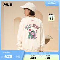 MLB官方 男女情侣LIKE卫衣涂鸦印花百搭套头衫休闲潮春夏季MTEC3