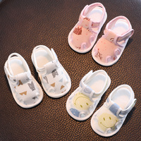 婴儿鞋凉鞋男女宝宝软底学步布鞋护脚春秋夏季0-3-6-8-12个月不掉