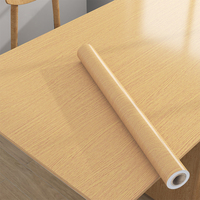 加厚木纹桌面贴纸防水桌贴自粘墙纸仿木桌子书桌柜子改色家具翻新