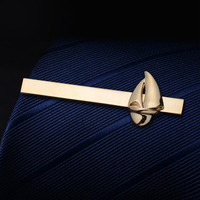 一帆风顺领带夹创意男士商务正装女款固定扣环夹子高档个性别针