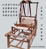 老织布机 老式织布机 民国民俗织布机老物件 木质织布机 老家具.