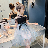 女童连衣裙夏装2022新款洋气儿童裙子夏季韩版小女孩公主裙中大童