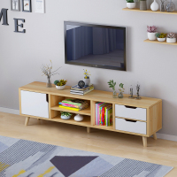 北欧电视柜茶几组合现代简约小户型实木电视机柜简易客厅卧室地柜
