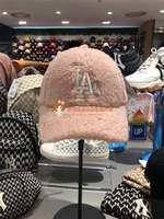 【宇家】韩国正品代购*MLB*大字母logo羊羔毛棒球帽