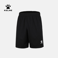 kelme卡尔美足球运动短裤男女 跑步健身速干针织儿童训练五分裤子