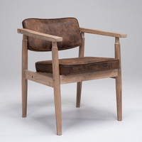 特价包邮实木复古做旧靠背椅欧式扶手咖啡餐厅餐椅书房休闲椅售楼