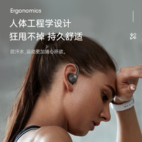 无线蓝牙耳机挂耳式游戏迷你手机耳麦双耳适用华为oppo苹果通用。