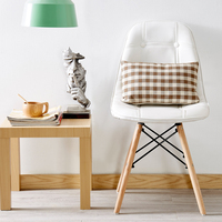 伊姆斯椅子创意现代简约书房办公椅白色书桌凳子靠背成人北欧餐椅