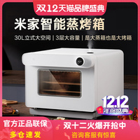 小米米家智能蒸烤箱家用蒸气电烤箱烘焙微波炉烧烤微烤蒸烤一体机