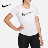 孟孟代购 Nike耐克短袖女装夏季圆领运动休闲跑步T恤衫DM7778-100
