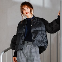 黑色短款羽绒服女鸭鸭韩版2018新款时尚反季白鸭绒上衣小个子外套