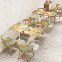 西餐厅餐饮饭店餐椅主题餐厅甜品店椅子休闲靠墙卡座沙发桌椅组合