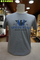 ARMANI夏季男士短袖t恤纯棉丅男装个性韩版潮流半袖修身上衣服