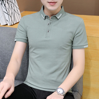 夏季男士短袖POLO衫韩版修身纯棉薄款翻领半袖T恤青年百搭上衣潮