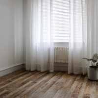 简约现代棉麻亚麻纯色窗纱帘客厅卧室落地窗定制成品加厚白纱窗帘