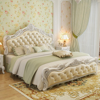 欧式床双人床 奢华婚床主卧室现代简约实木公主风格家具套装组合