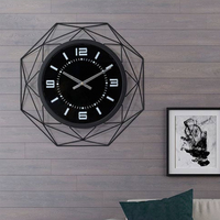 轻奢创意北欧挂钟客厅现代简约钟表艺术时钟个性挂表家用大气装饰