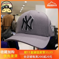 MLB帽子韩国代购秋季19新款洋基队NY字母刺绣男女基础灰色棒球帽