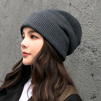 秋冬季针织帽女韩版保暖毛线帽男英伦百搭可爱时尚帽子加厚防寒潮