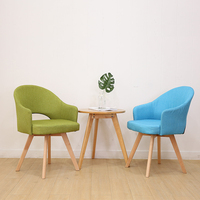 椅子现代简约懒人家用休闲北欧实木成人创意餐厅凳子靠背咖啡桌椅