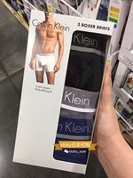 预-定 日本代购Calvin Klein凯文克莱CK男士平角内裤三条组合欧码