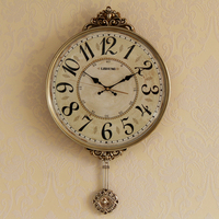 挂钟客厅个性创意时尚钟表现代简约大气时钟家用北欧美式静音壁钟