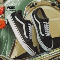 Vans范斯官方 经典款Old Skool黑色复古街头男鞋女鞋板鞋运动鞋