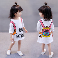 夏季女宝宝韩版T恤0-1-3岁4新款2一女童夏装短袖上衣纯棉春秋长袖