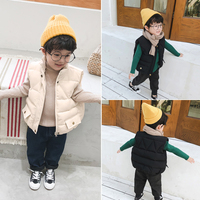宝宝棉衣马甲韩版儿童冬装上衣小童坎肩男童加厚背心婴儿洋气外套
