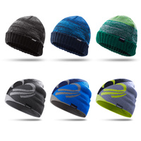 帽子男秋冬季女户外运动加厚针织毛线帽登山滑雪帽冷帽跑步保暖帽