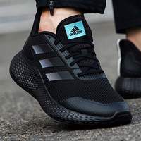 Adidas阿迪达斯跑步鞋男女鞋2023春夏季新款黑武士减震运动休闲鞋