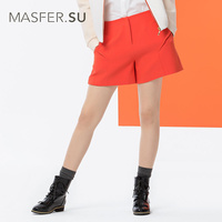Masfer．SU玛丝菲尔素品牌女装春季上新款甜美时尚挺括亮彩短裤