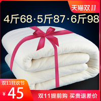 新疆棉被长绒棉絮纯棉花被芯手工单人冬被加厚褥子床垫全棉胎定做