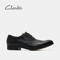 clarks其乐18秋新款男士牛津鞋正装皮鞋Gilmore Wing英伦布洛克鞋
