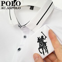 国际大牌保罗Polo衫男夏季丝光棉男士短袖t恤高端品牌男装长袖T恤