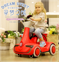婴儿童电动四轮室内玩具车360度旋转摇摆车带遥控摩托车推车