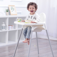宜家宝宝餐椅便携座椅折叠简易餐厅家用儿童餐桌椅吃饭椅子婴儿用